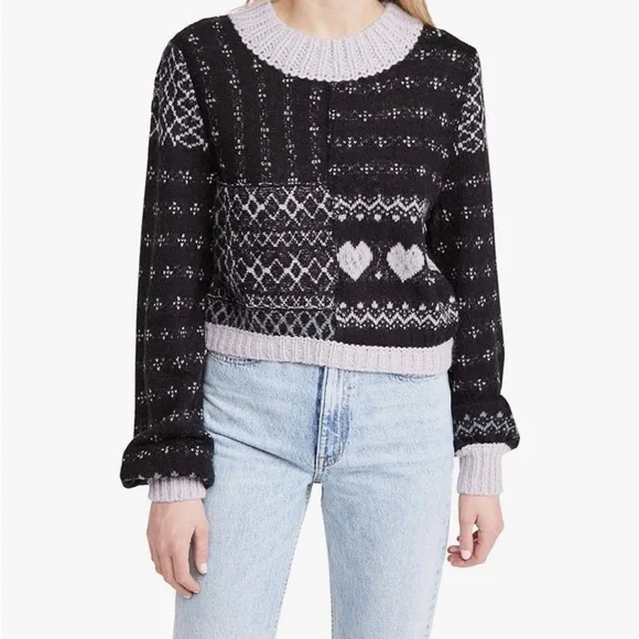 Free People Snow Globe Pullover Sweater NWOT - Picture 1 of 9